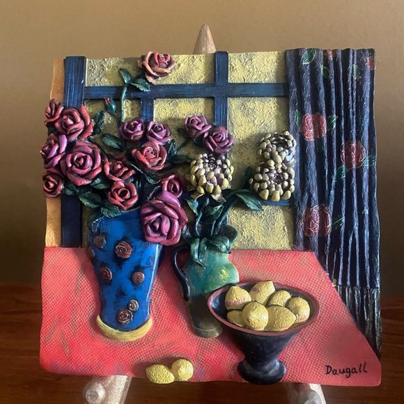 Jae Dougall floral decorative tiles - Picture 4 of 11